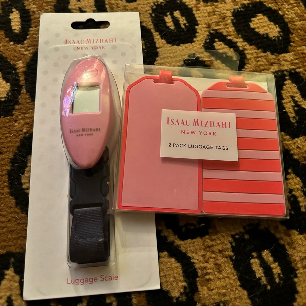 Isaac Mizrahi Luggage Scale & Tag Set NWT